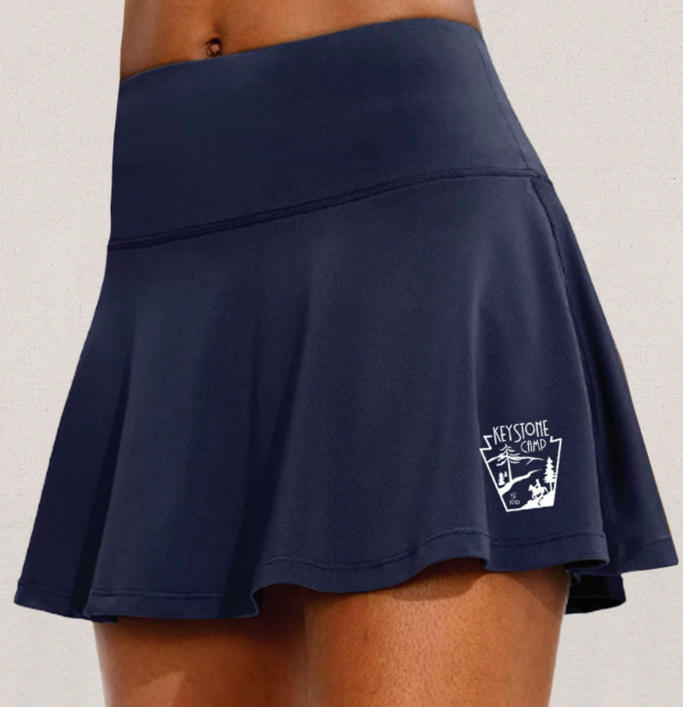 Navy Skort